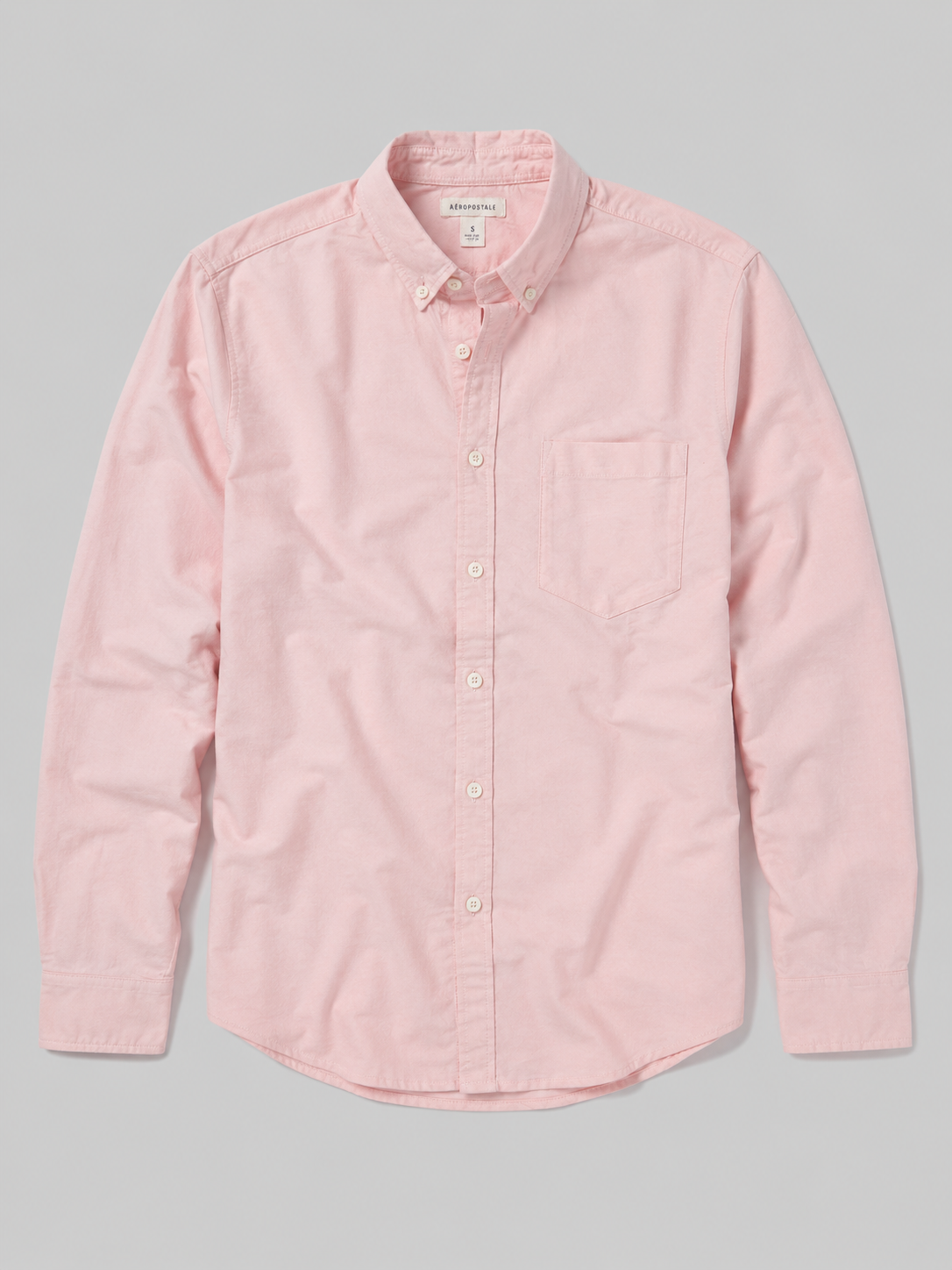 Camisa Para Hombre Aero Guys Woven Shirts Primrose Pink 9962