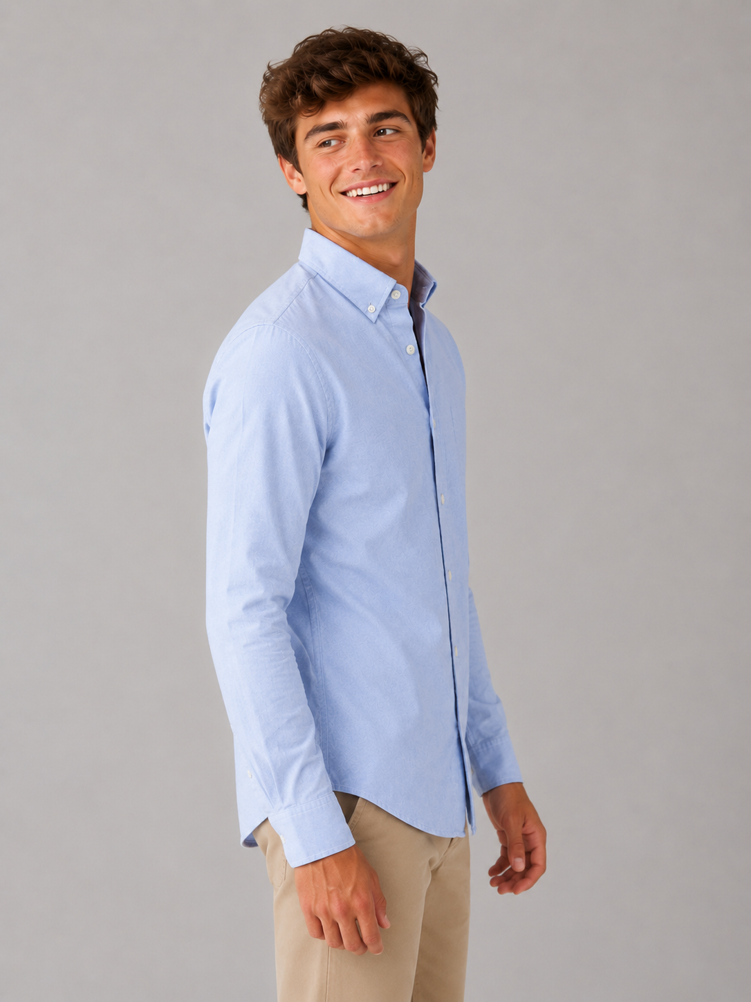 Camisa Para Hombre Aero Guys Woven Shirts Kentucky Blue 9961
