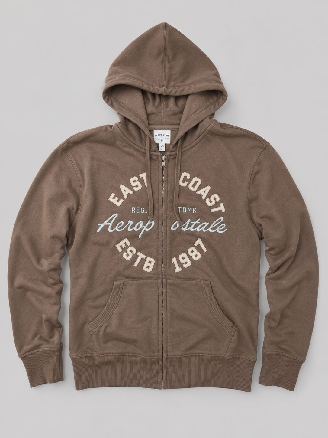 Buzo Para Mujer Aero Girls Fleece Zip Front Hot Chocolate 3839