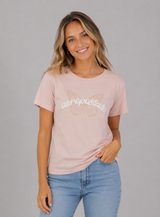 Camiseta Para Mujer Aero Graphic Level 1 Primrose Pink 7353