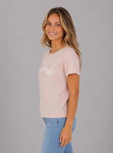 Camiseta Para Mujer Aero Graphic Level 1 Primrose Pink 7353