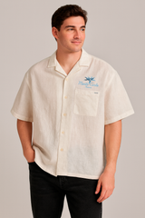Camisa Para Hombre Aero Guys SS Woven Shirts Bleach 5962