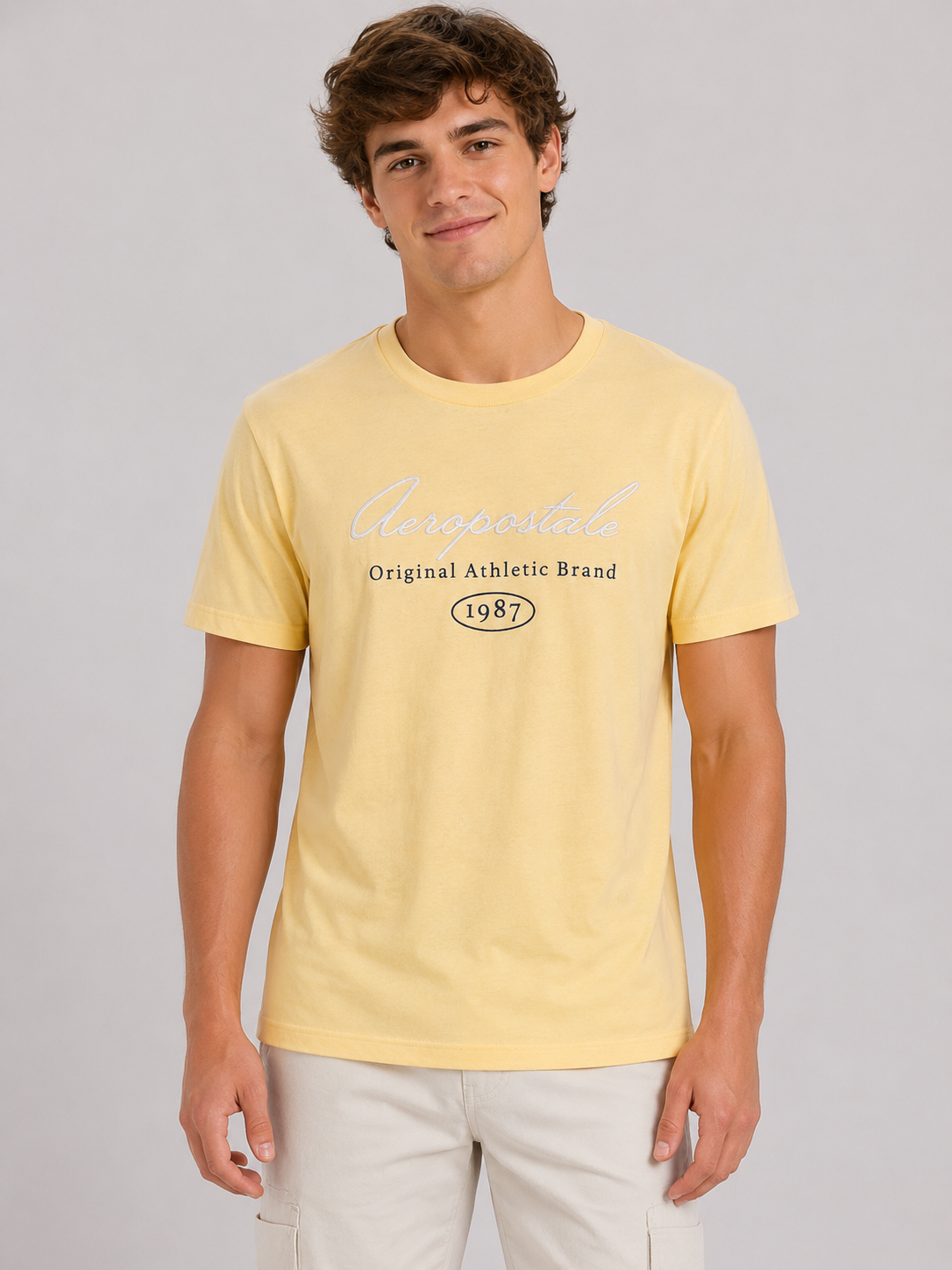 Camiseta Para Hombre Aero Level 2 Graphic Tees Popcorn 6262