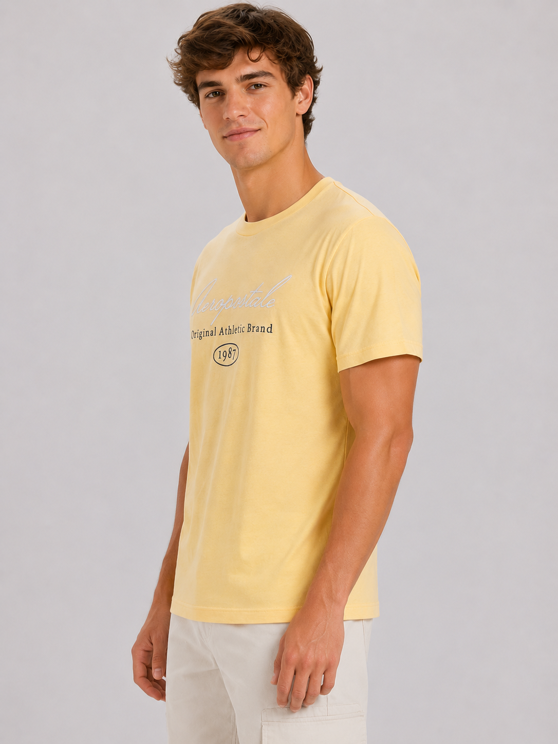 Camiseta Para Hombre Aero Level 2 Graphic Tees Popcorn 6262