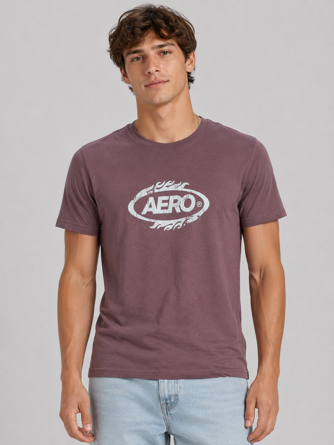 Camiseta Para Hombre Aero Level 1 Graphic Tees Flint 6341