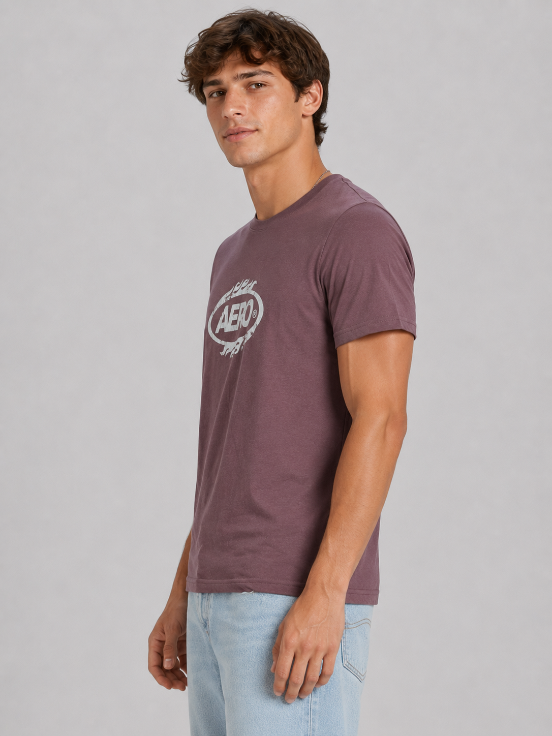 Camiseta Para Hombre Aero Level 1 Graphic Tees Flint 6341