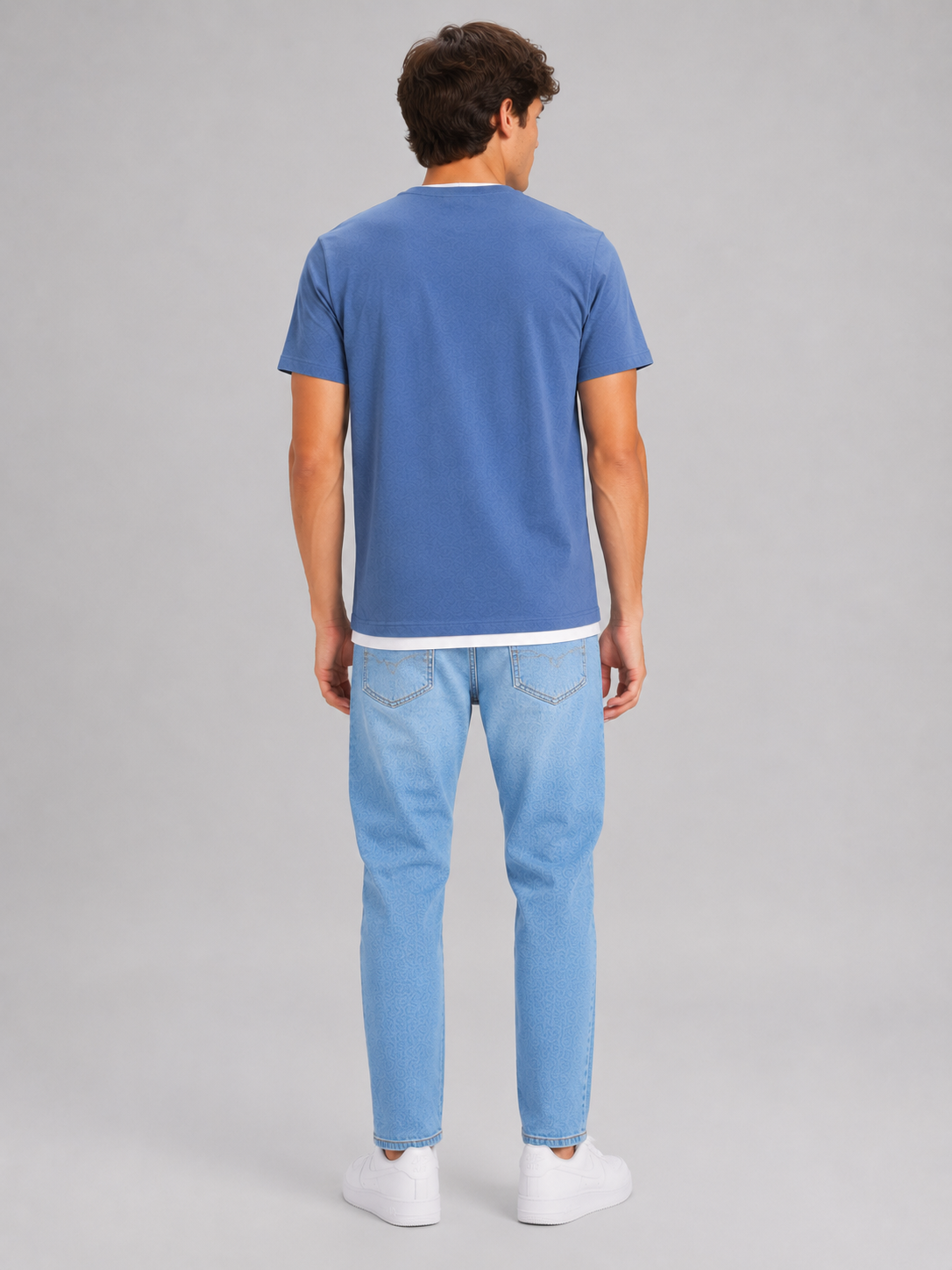 Jean Para Hombre Aero Guys Core Denim Light Wash Slim 6001