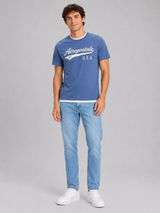 Jean Para Hombre Aero Guys Core Denim Light Wash Slim 6001
