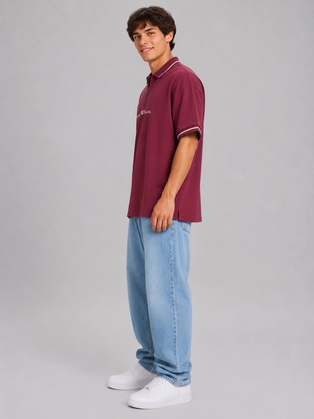 Camiseta Polo Aero Guys SS Novelty Polo Pomegranate 324