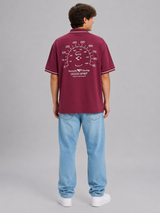 Camiseta Polo Aero Guys SS Novelty Polo Pomegranate 324