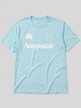 Camiseta Para Hombre Aero Level 1 Graphic Tees Baby Blue 6383
