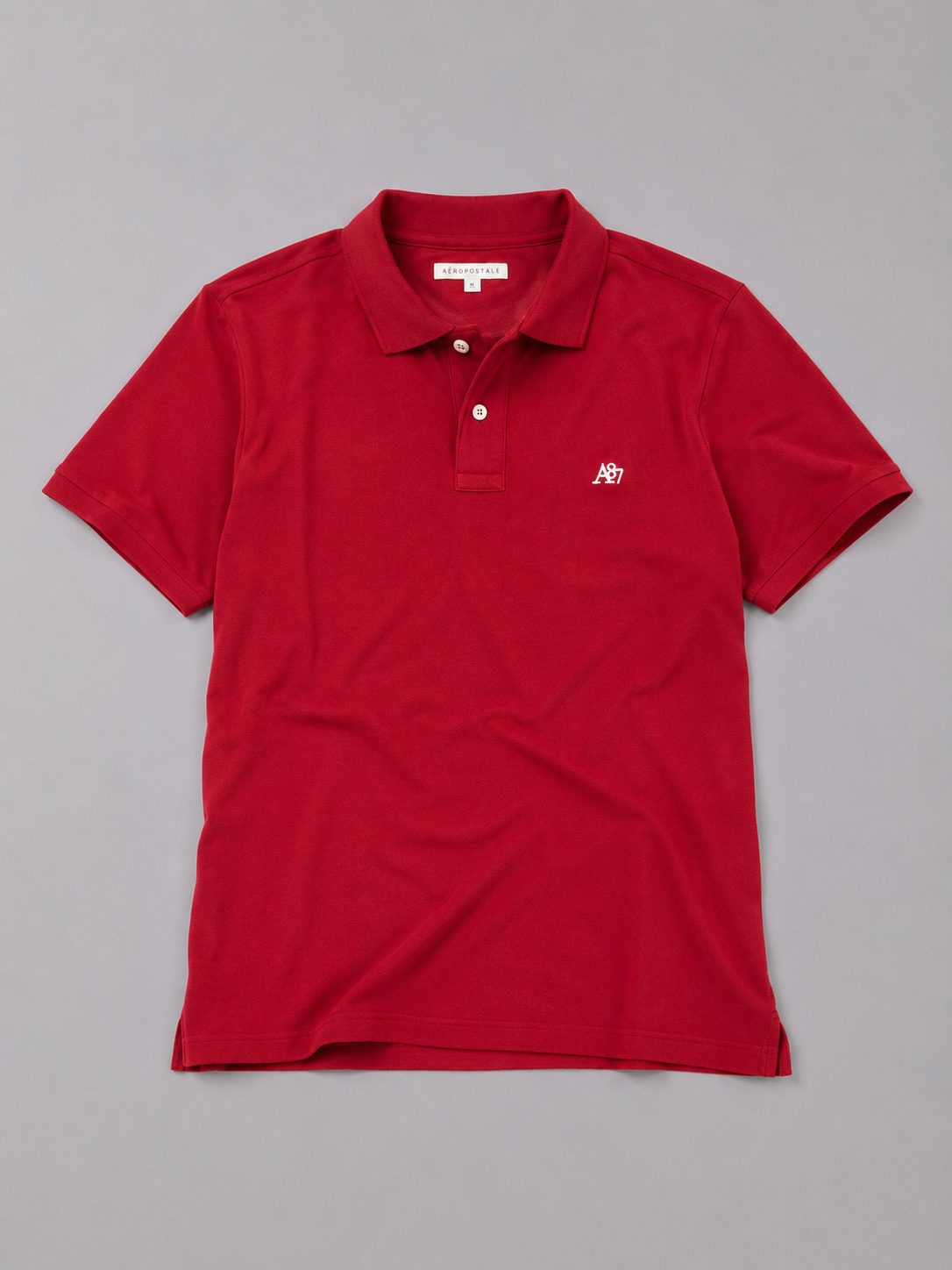 Camiseta Polo Aero Guys SS Solid Polo True Red 7907