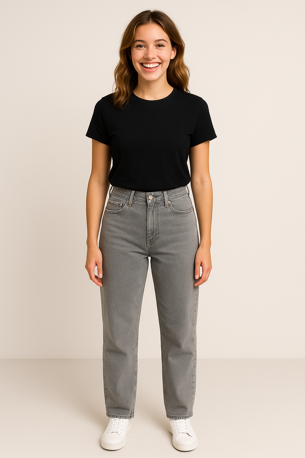 Jean Para Mujer Aero Girlls Denim Fashion Grey Wash 9038