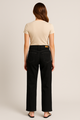 Jean Para Mujer Aero Girls Denim Fashion Dark Black 9038