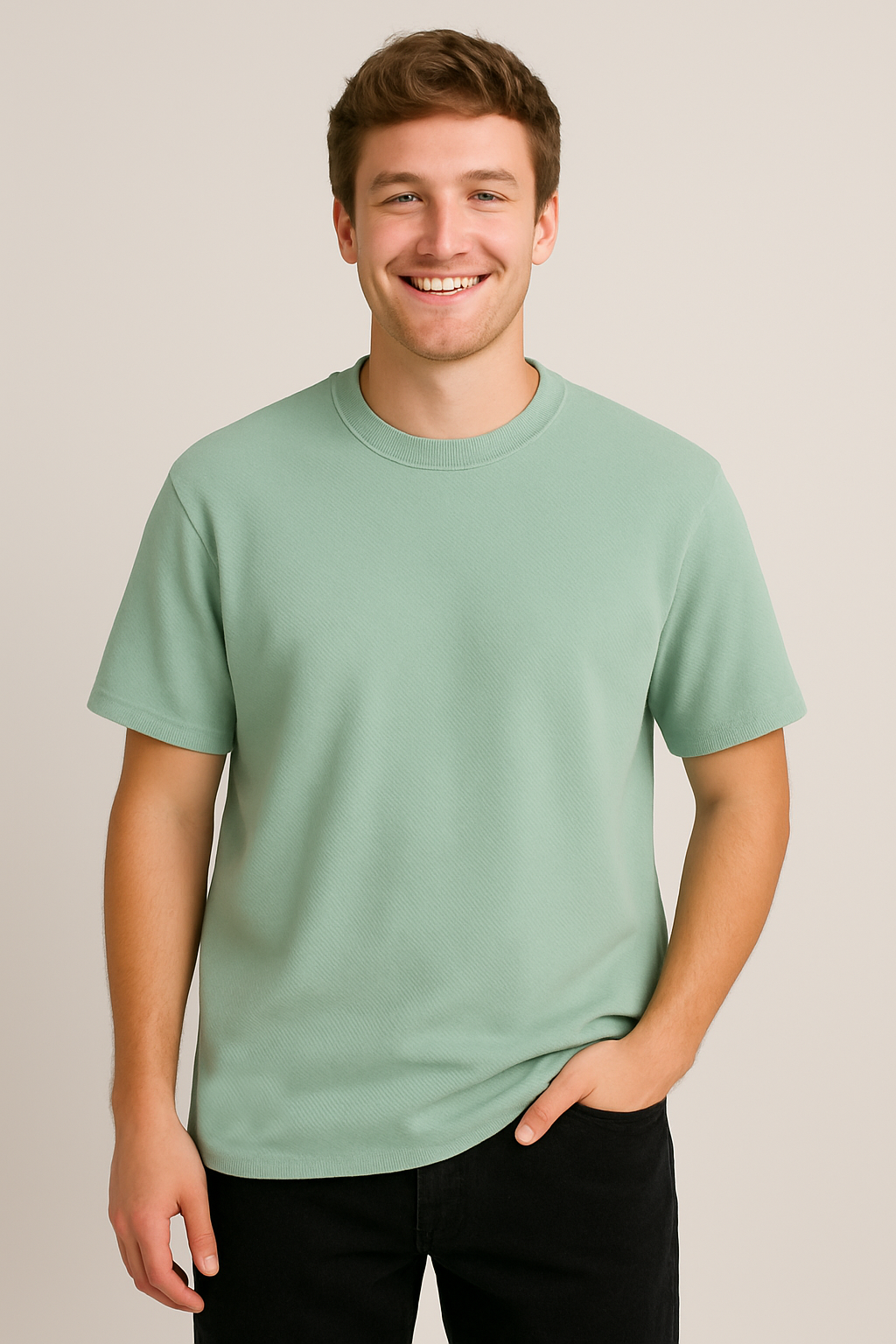 Camiseta Para Hombre Aero BC SS Knits Ambrosia 8999