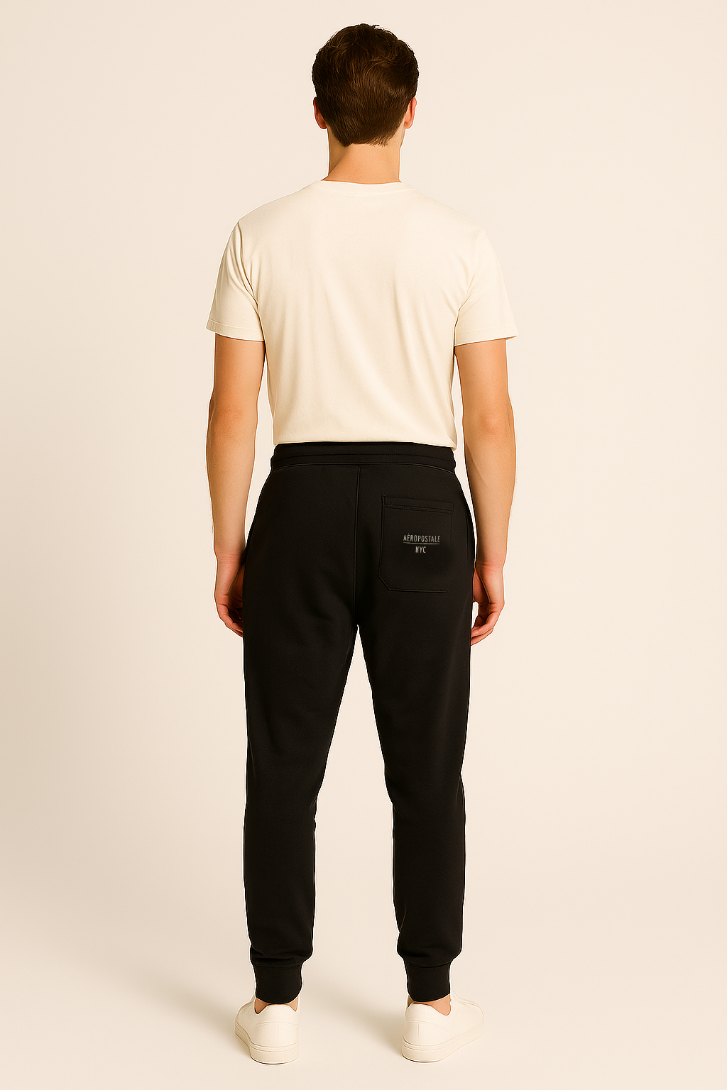 Jogger Para Hombre Aero Guys Fleece Pants Dark Black 5627