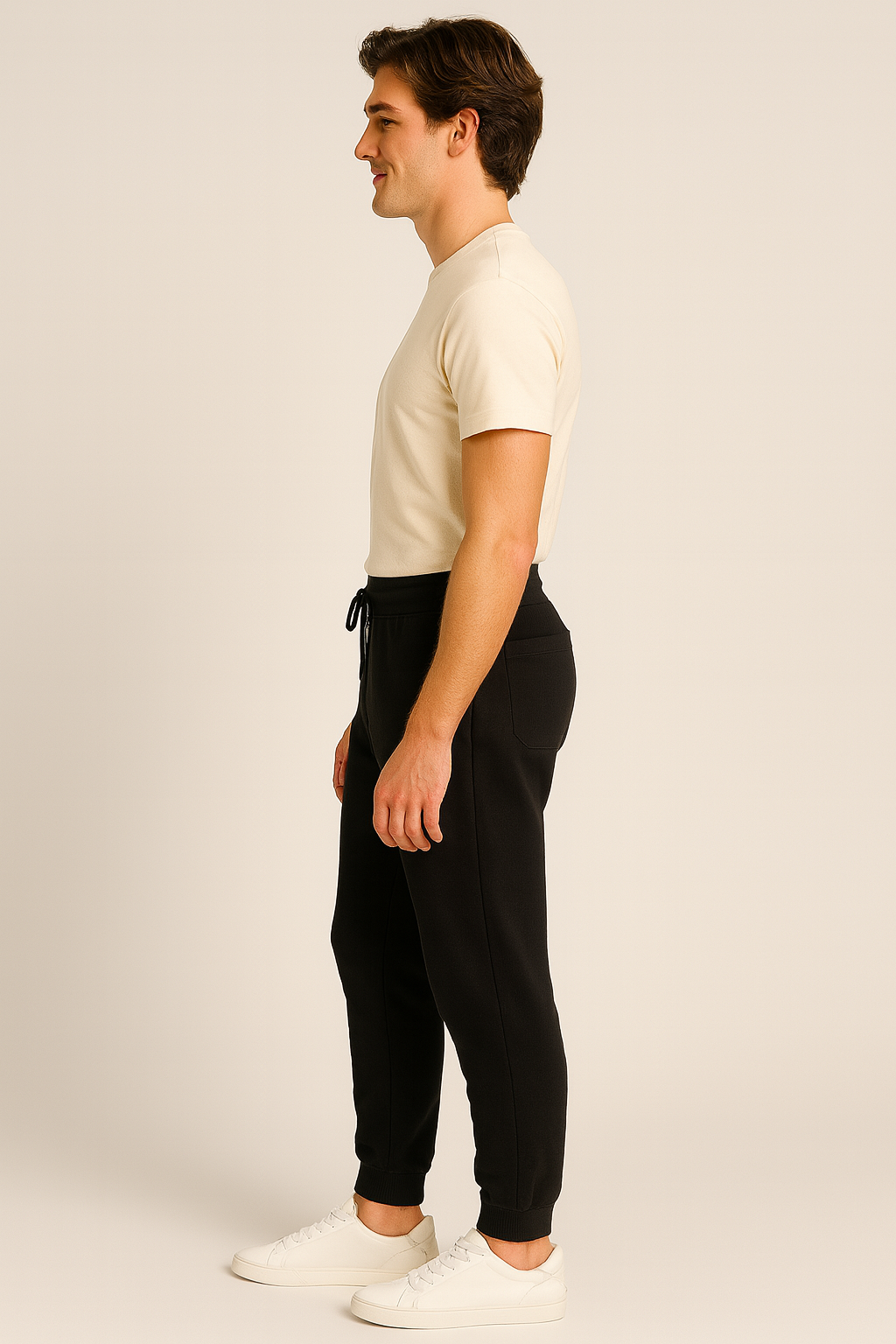 Jogger Para Hombre Aero Guys Fleece Pants Dark Black 5627