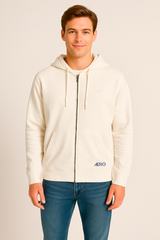 Buzo Para Hombre Aero Guys Full Zio Hoodies Egret 8999