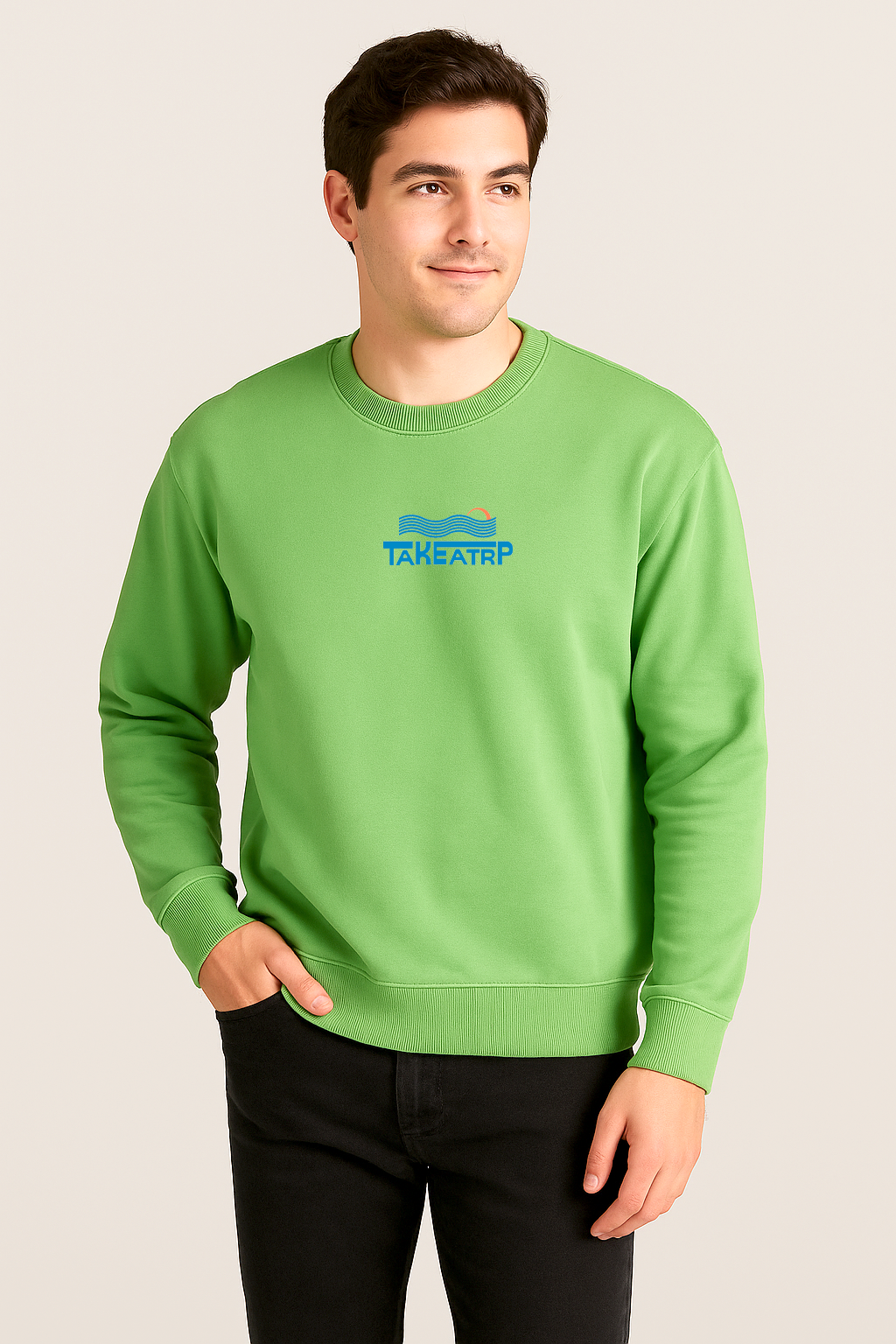 Buzo Para Hombre Aero Guys Fleece Other Green Turquoise 9873