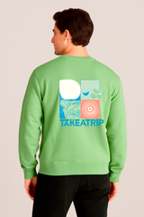 Buzo Para Hombre Aero Guys Fleece Other Green Turquoise 9873
