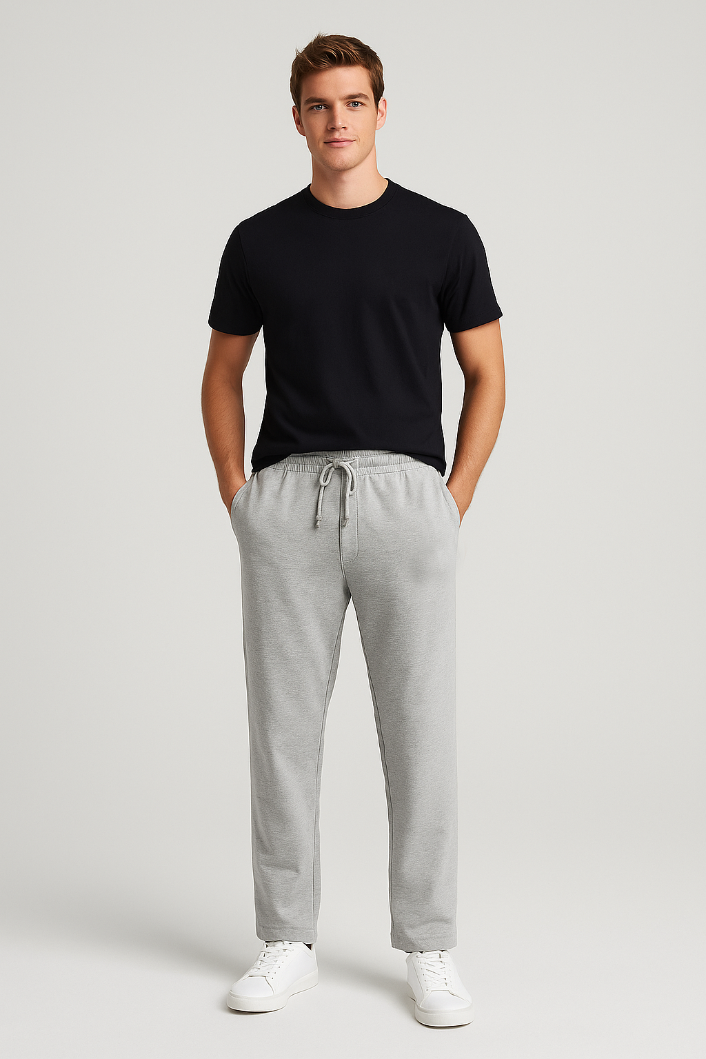 Jogger Para Hombre Aero Guys Fleece Pants Light Heather Grey 4874
