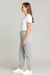 Jogger Para Mujer Aero Girls Knit Pants Light Heather Grey 9448