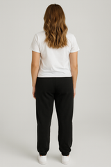 Jogger Para Mujer Aero Girls Knit Pants Dark Black 9448