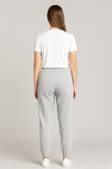 Jogger Para Mujer Aero Girls Knit Pants Light Heather Grey 9448
