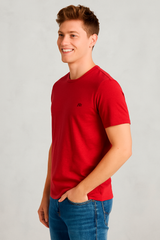 Camiseta Para Hombre Aero Guys SS Tees Red 4240