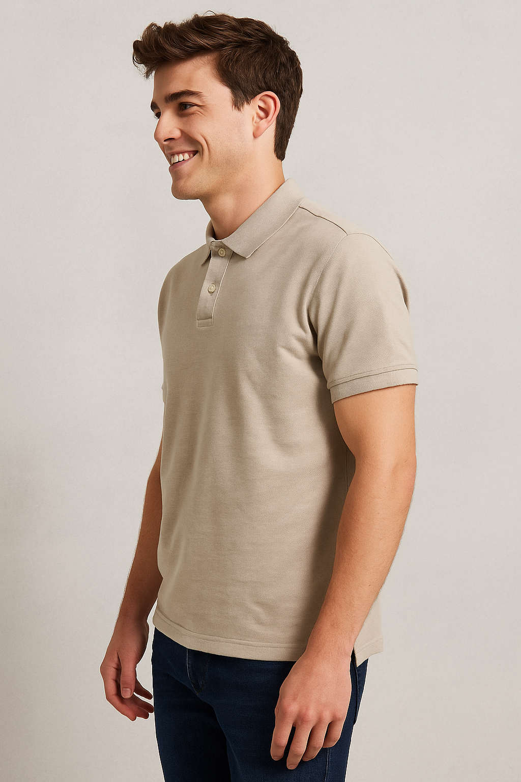 Camiseta Polo Para Hombre Aero Guys SS Solid Polo Chanterelle 7907
