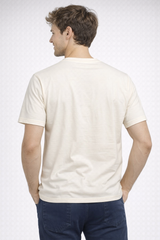 Camiseta Para Hombre Aero BC SS Knits Tofu 1596 (100% ALGODÓN)