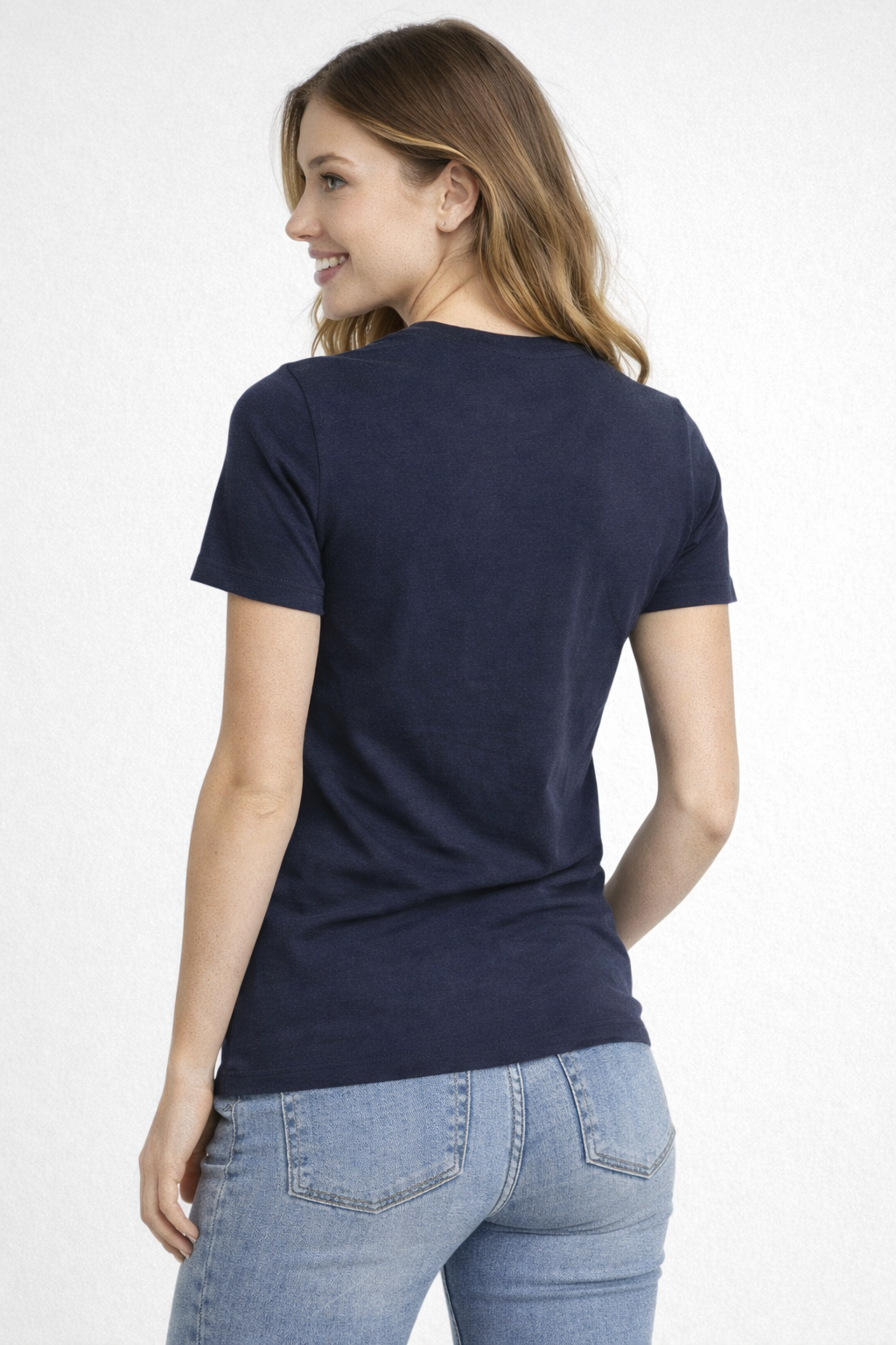 Camiseta Para Mujer Aero Guys SS Woven Shirts Cadet Navy 4113