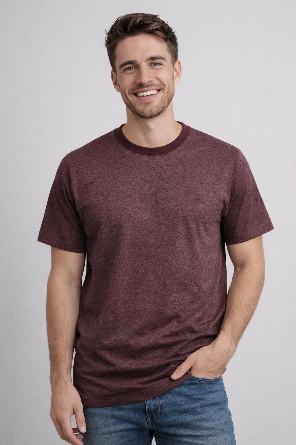 Camiseta Para Hombre Aero BC SS Knits Port Royale 1597