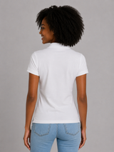 Camiseta Polo Para Mujer Aero Solid Polo Bleach 4164