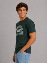 Camiseta Para Hombre Aero Level 2 Graphic Tees Green Gables 5769