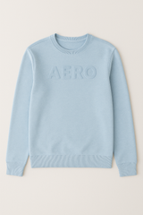 Buzo Para Hombre Aero Guys Fleece Other Porcelain Blue 7697