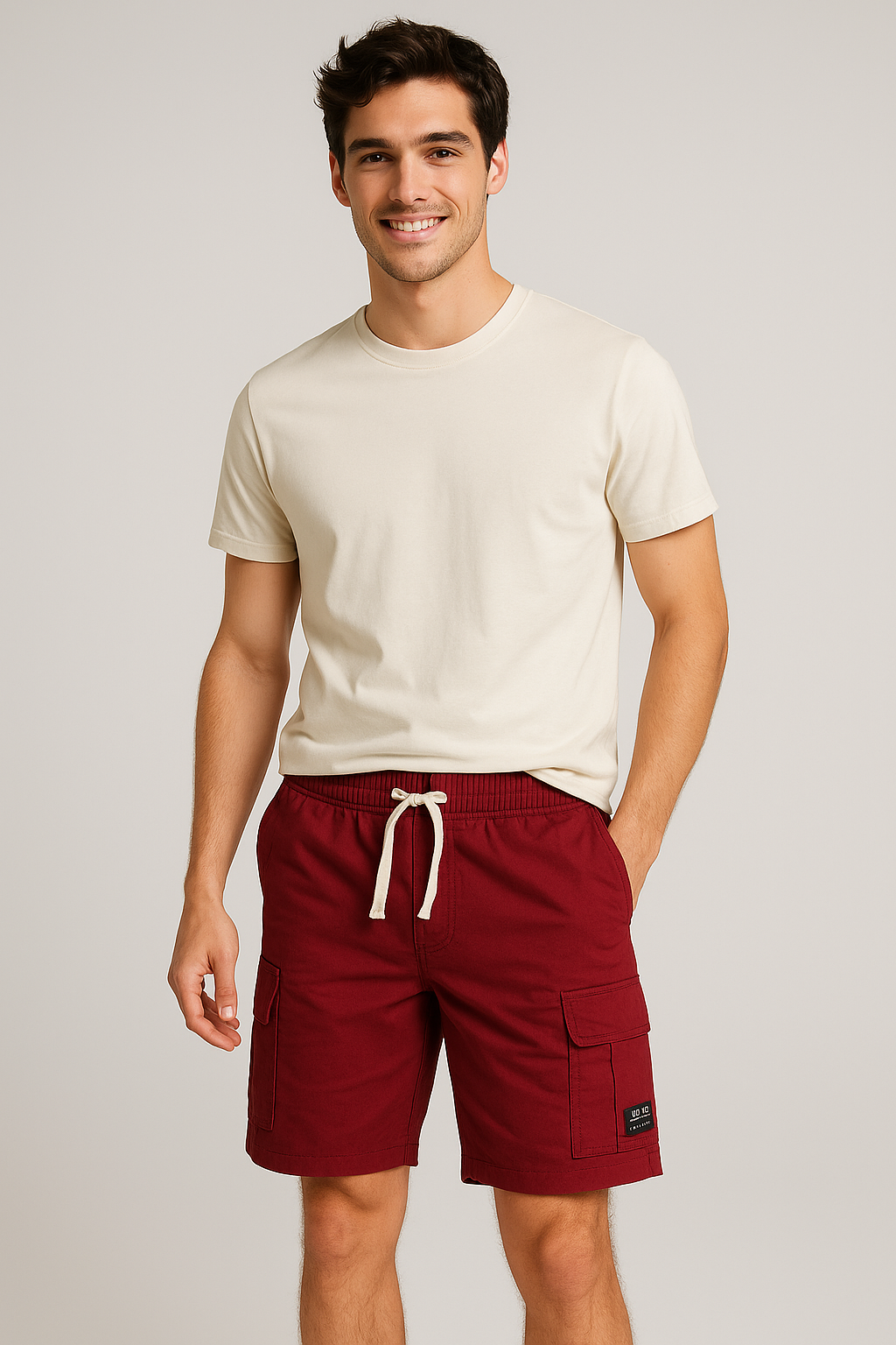 Bermuda Para Hombre Aero Guys Cargo Shorts Rustic Wine 3647