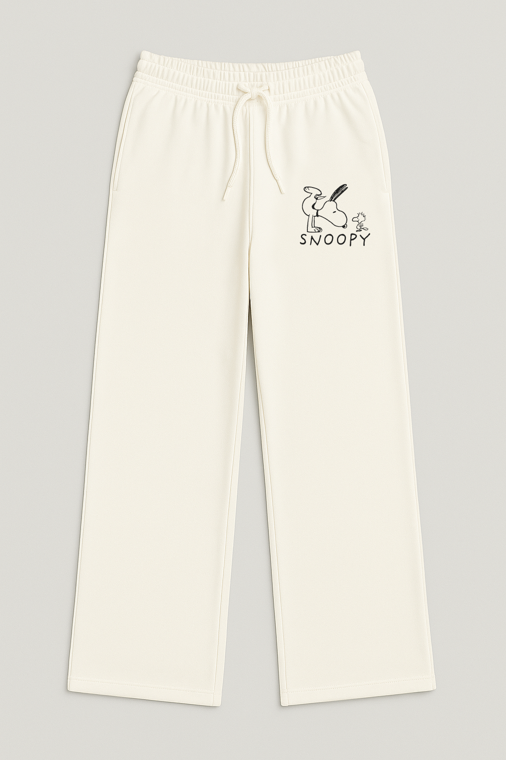 Jogger Para Mujer Aero Girls Knit Pants Birch Wide Leg PEANUTS 247
