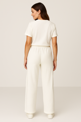 Jogger Para Mujer Aero Girls Knit Pants Birch Wide Leg PEANUTS 247