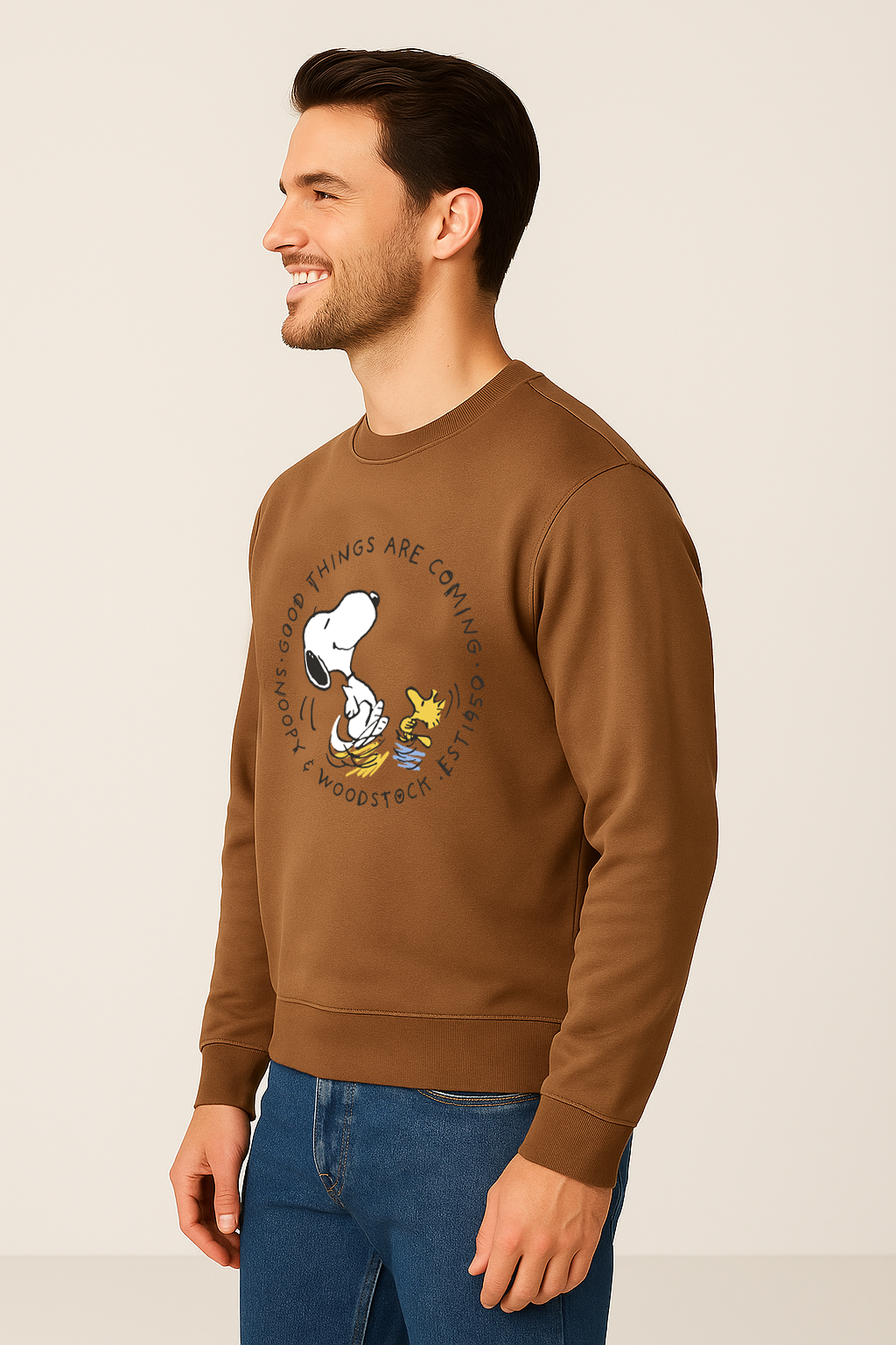 Buzo Para Hombre Aero Guys Novelty Hoodies Chocolate Martini PEANUTS 244