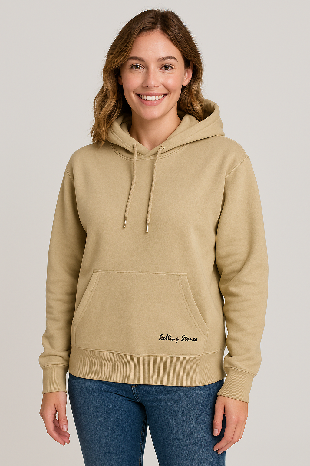 Buzo Para Mujer Aero Girls Fleece Pop Over Dune RS058