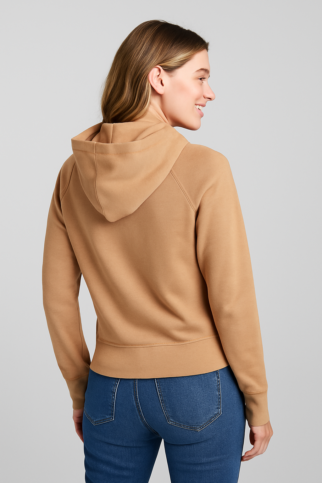 Buzo Para Mujer Aero Girls Fleece Pop Over Chanterelle 3808