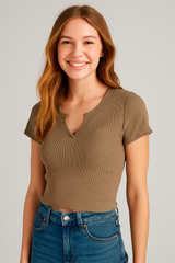 Top Para Mujer Aero Girls Fashion SS Irish Cream 1285