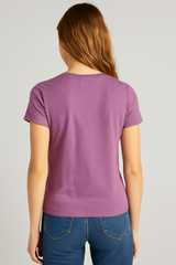 Camiseta Para Mujer Aero Girls Solid SS Concord Grape 4204
