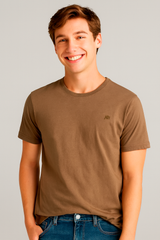 Camiseta Para Hombre Aero Guys SS Tees Chocolate Malt 4240
