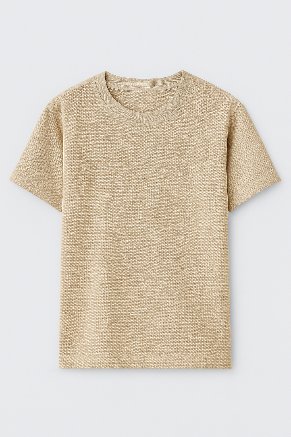 Camiseta Para Hombre Aero BC SS Knits Egret 8999 (RELAXED)