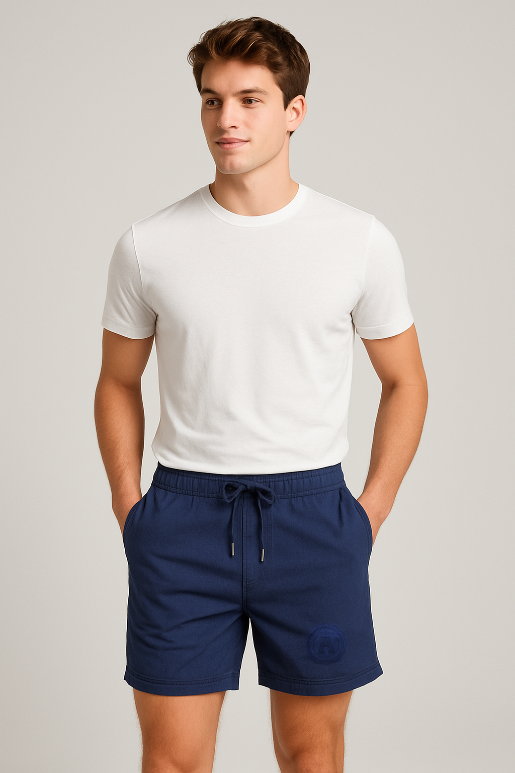 Bermuda Para Hombre Aero BC Shorts Cadet Navy 1484