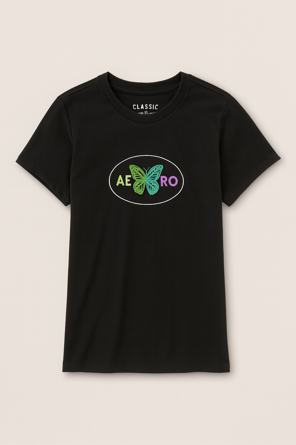 Camiseta Para Mujer Aero Graphic Level 2 Dark Black 6998