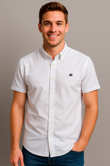 Camisa Para Hombre Aero Guys SS Woven Shirts Bleach 1440