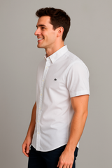 Camisa Para Hombre Aero Guys SS Woven Shirts Bleach 1440